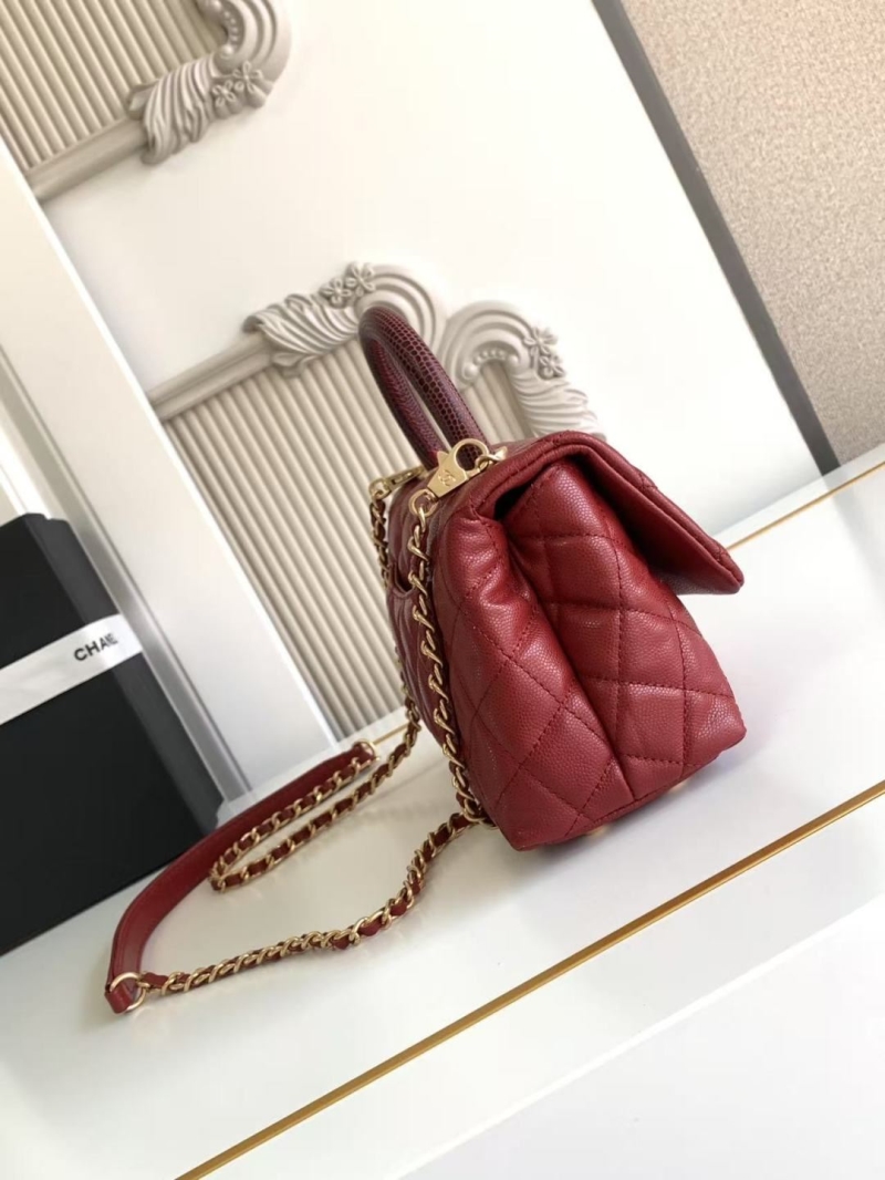 Ch**el top handle bags